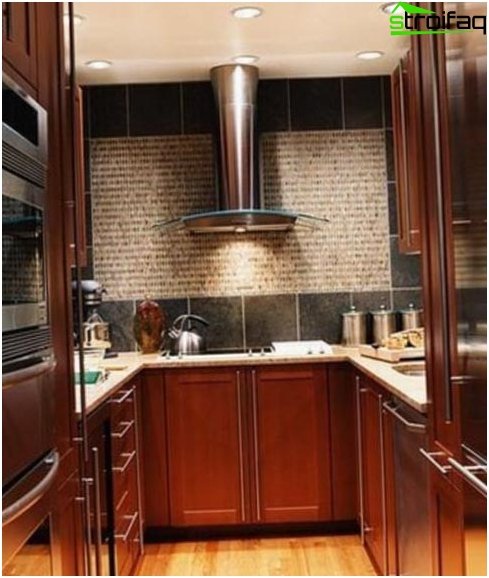 Narrow kitchen