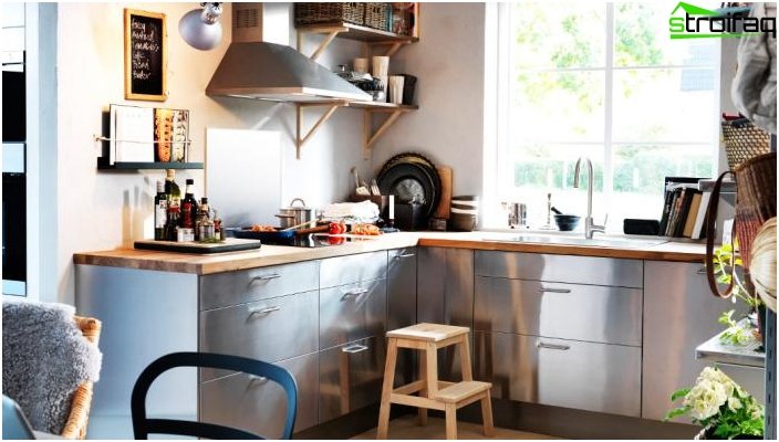การออกแบบห้องครัว 10 ตารางเมตร - รูปที่ 1