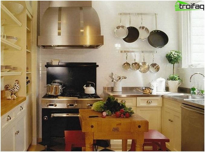 Kitchen design 10 sq m