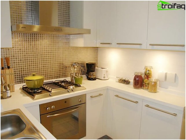 Kitchen design 10 square meters