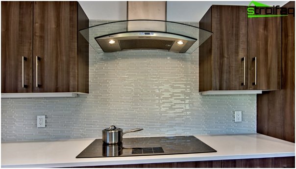 Tiles in the interior of the kitchen (glass) - 1