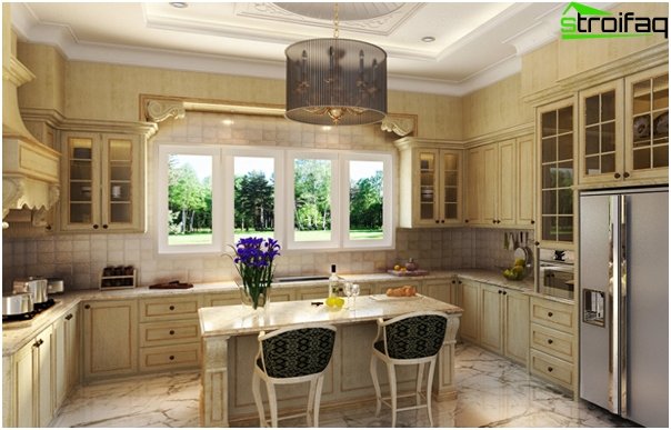 Classic-style kitchen -3