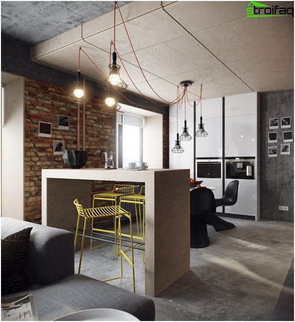 Design of the apartment 2016 (loft) - 1