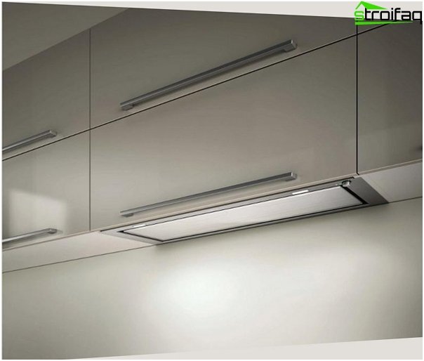 Built-in hood for the kitchen - 2