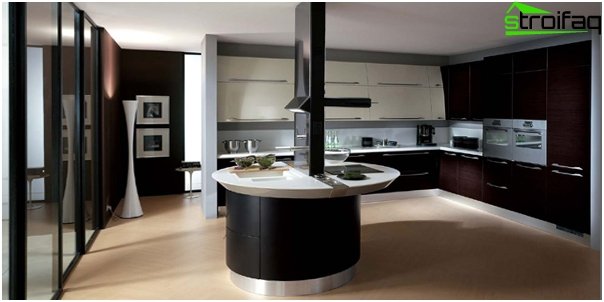 High-tech style kitchen -2