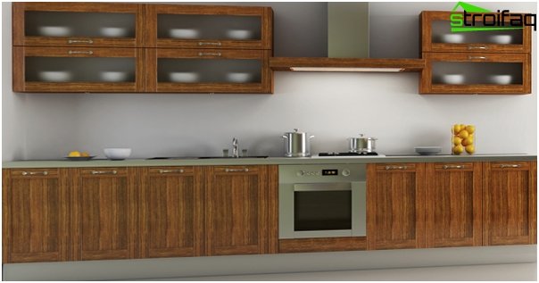 Kitchen furniture from Ikea (linear layout) - 1