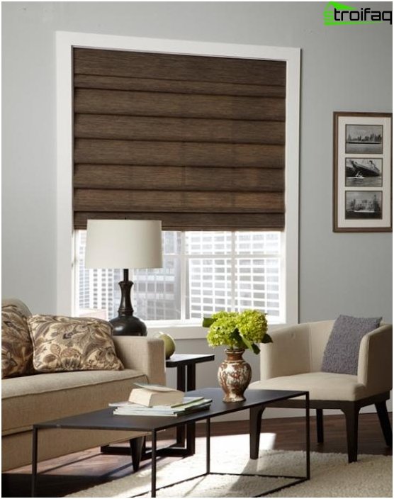 Wooden roller blinds - photo 1