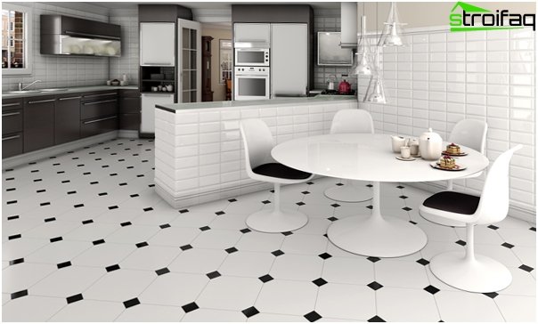 Tile for the kitchen (floor) - 1