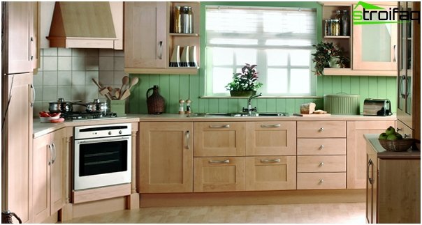 Furniture for kitchens in green tones - 7