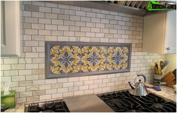 Tiles for the kitchen (with your own hands) - 1