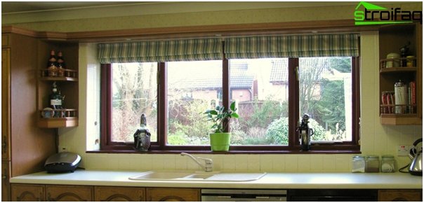 frameless Roman curtains - 2