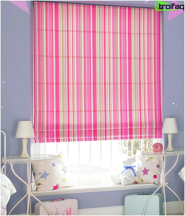 frameless Roman curtains - 4