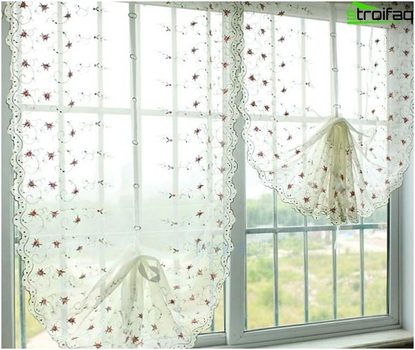 frameless Roman curtains - 5