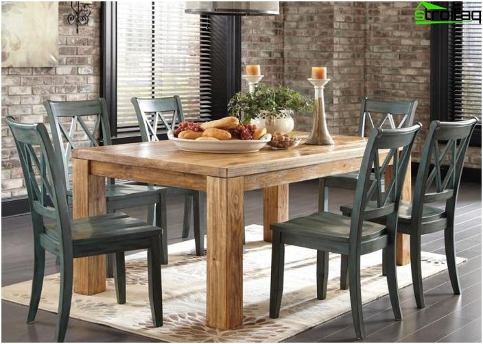 Rectangular Shape Dining Table - 5