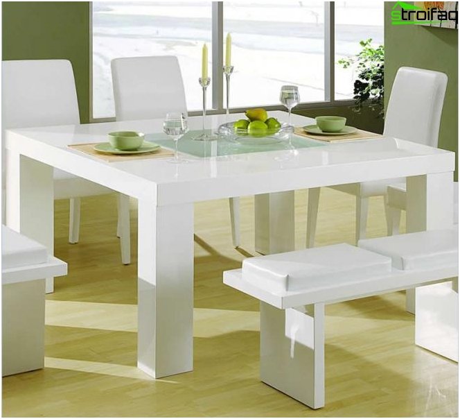 Square Shape Dining Table - 1