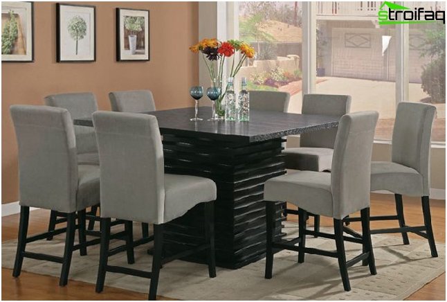 Square Shape Dining Table - 2