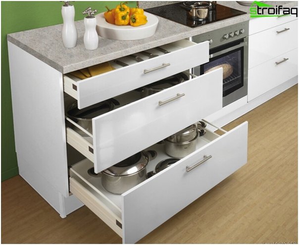 Kitchen furniture (cabinets and drawers) - 4