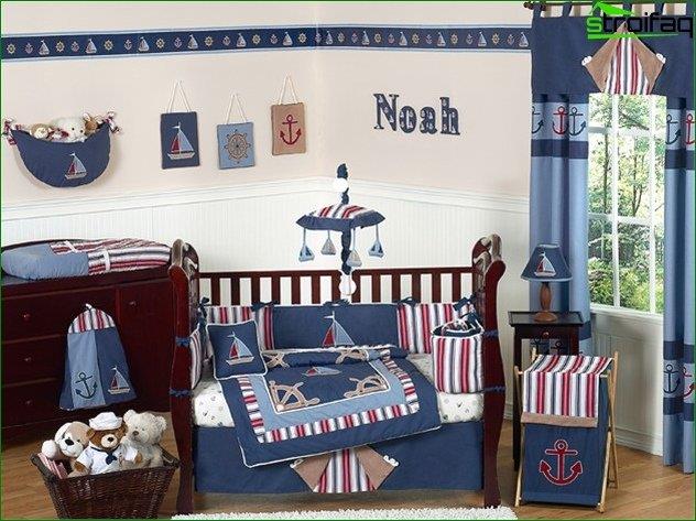 Design a children's room for a boy