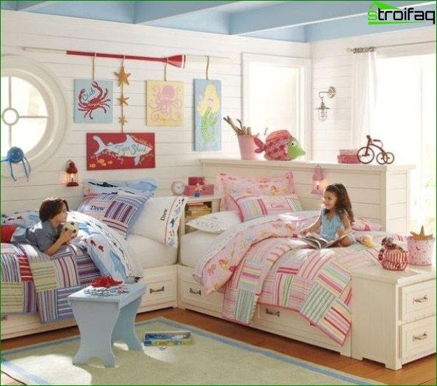 Design a room for a boy and a girl 2