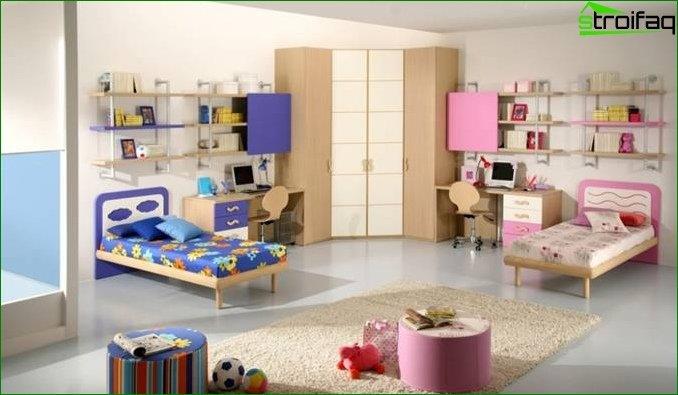 Diseño de habitaciones para niño y niña 3