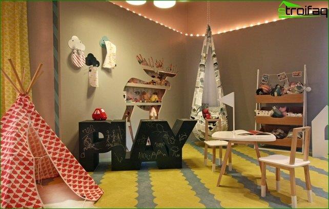 Design nursery for preschoolers 4-7 years old