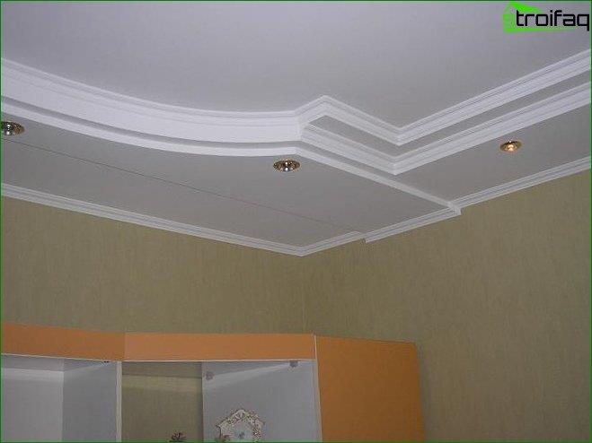 Photo of a plasterboard ceiling
