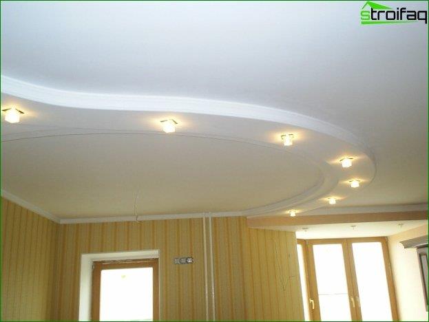 Photo of a plasterboard ceiling