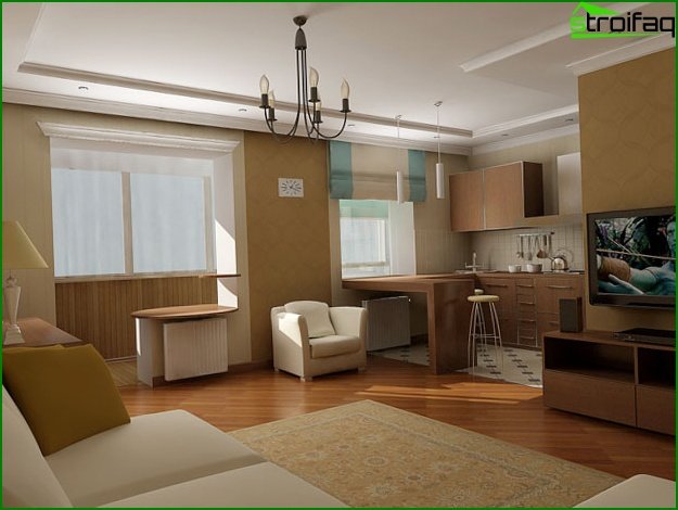 One-room apartment in Khrushchev 1