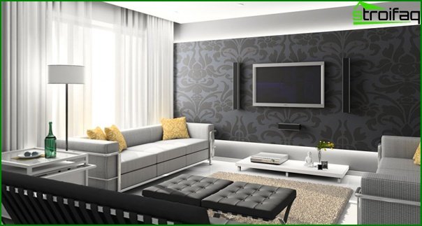 Living room furniture in a modern style (hi-tech) - 2