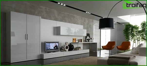 Living room furniture in a modern style (hi-tech) - 4