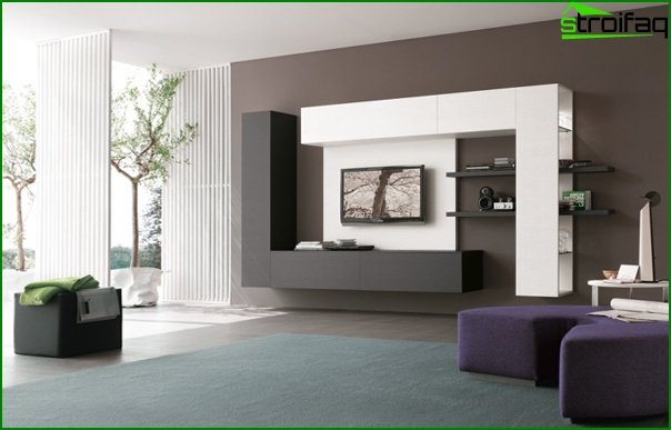 Living room in a modern style (hi-tech furniture) - 2