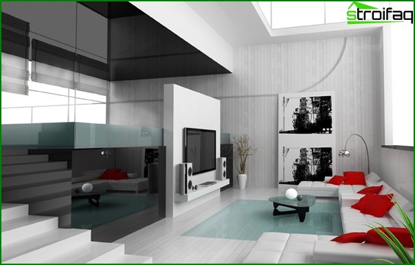 Living room furniture in a modern style (techno) - 5