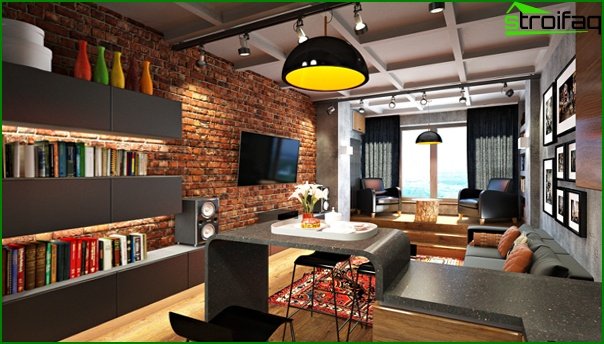 Living room furniture in a modern style (loft) - 5