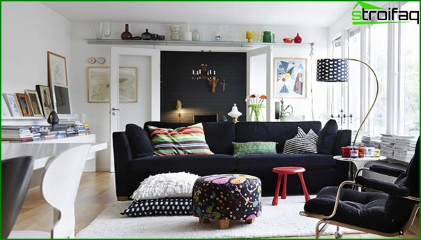 Obývací pokoj v moderním stylu (fúzní nábytek) - 2