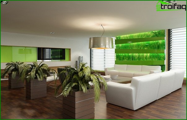 Living room furniture in a modern style (eco style) - 2