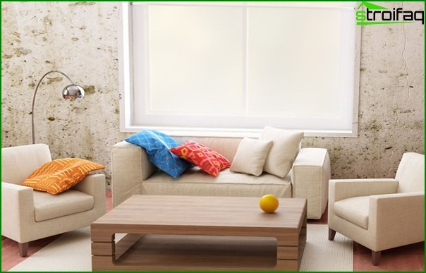 Living room furniture in a modern style (eco style) - 3