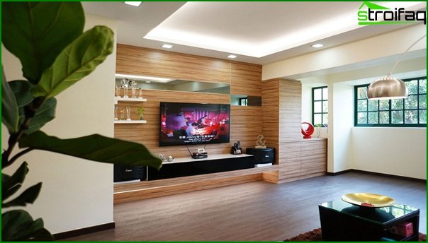 Living room in a modern style (eco-style furniture) - 4