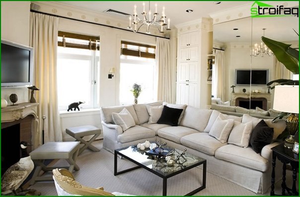 Living room in a modern style (art deco furniture) - 5