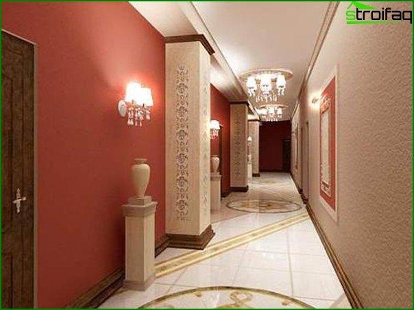 Smal hallway-design