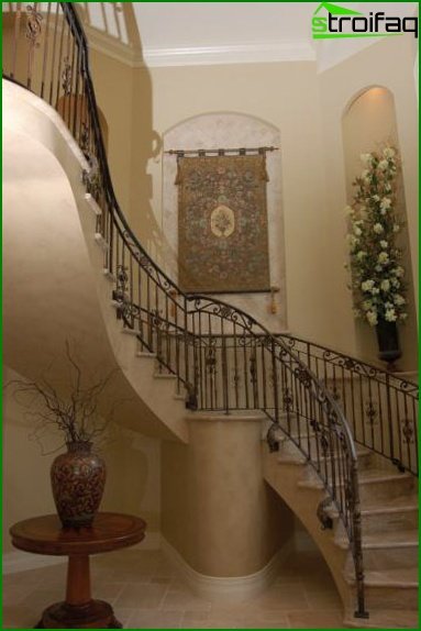 Stairs in a private house