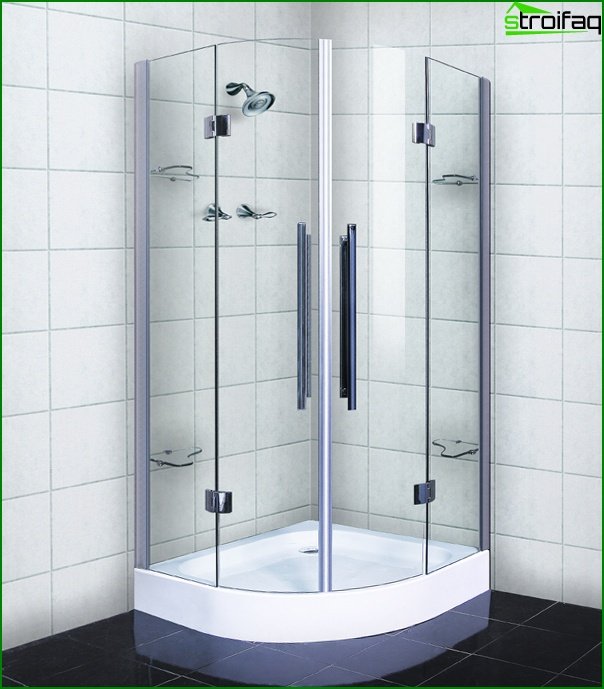 Sprchová kabina (otevřená) - 1