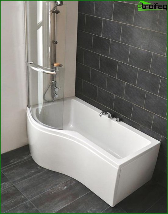 Shower with bathtub - 5