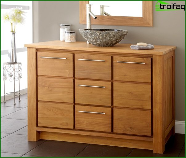 Wooden bathroom furniture - 2