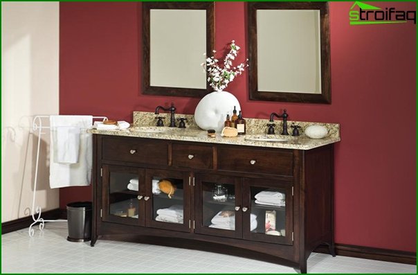 Wooden bathroom furniture - 1