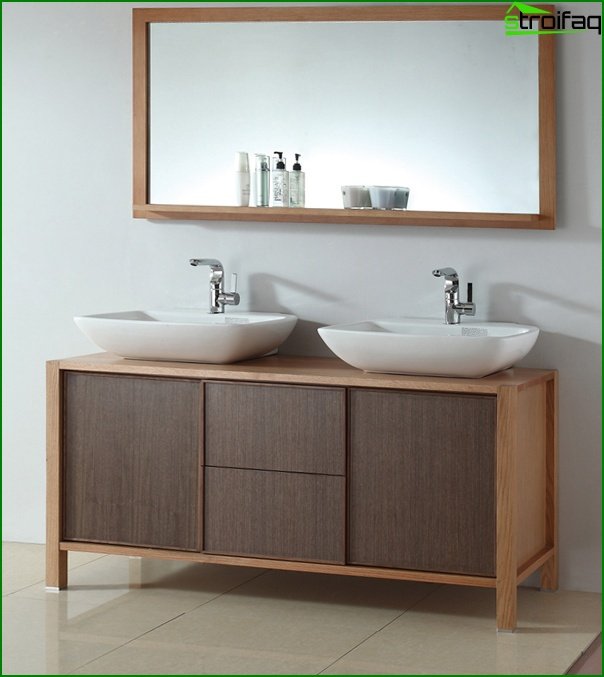 Wooden bathroom furniture - 2