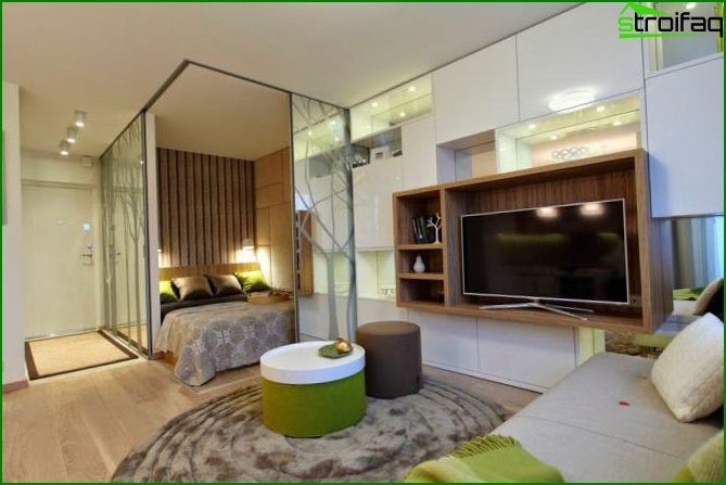 Studio-appartement ontwerp 16