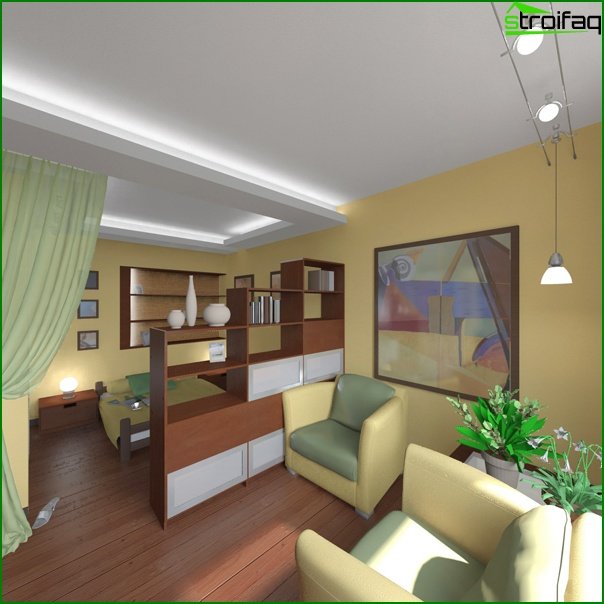 design project of a studio apartment 2