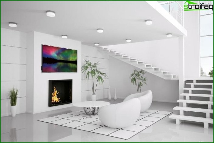 Whites? Color in Living Room Design - photo 4