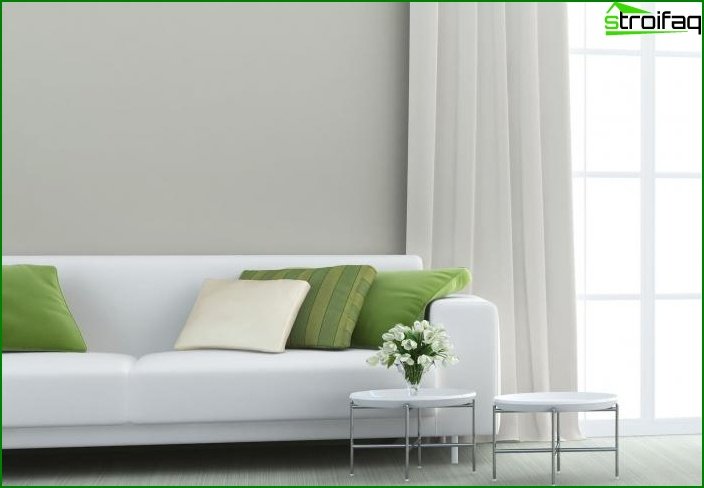 Hue Greenery in Living Room Design - photo 4