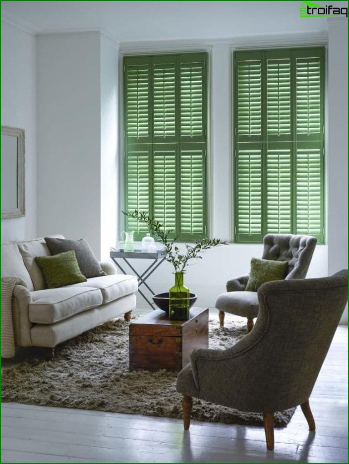 Hue Greenery v designu obývacího pokoje - foto 6